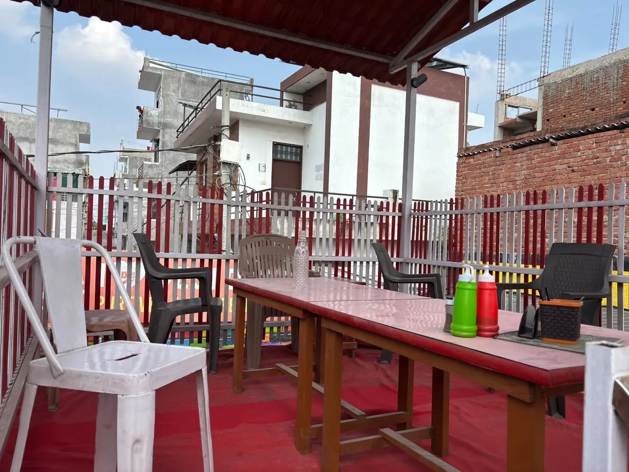 Rooftop seating